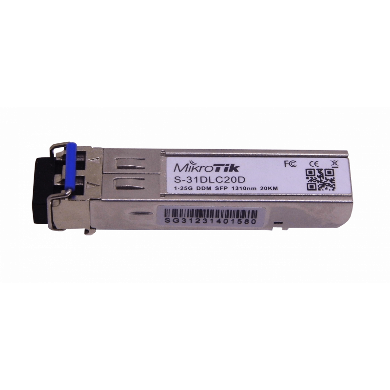S-31DLC20D MikroTik Compatible 1000Base-LX 20KM SFP Transceiver - Foto 2