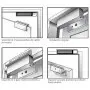 Accesorios C. acceso ZKTeco CM-280H CM-280H ZK Electroiman 280KG p/Puerta 2-Elementos req-Soportes 12VDC ex-AL-280
