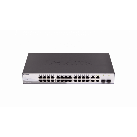 100 Semi-admin Smart Dlink DES-1210-28 DES-1210-28 -D-LINK 24-100 2-1000 2-SFP-Combo Switch Smart Rack 28-puertos 220V