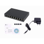 1000 Semi-admi Smart TP-LINK TL-SG108E TL-SG108E TP-LINK 8-1000 Metalico Switch Smart Fuente-9V no-Rack 158x101x25mm