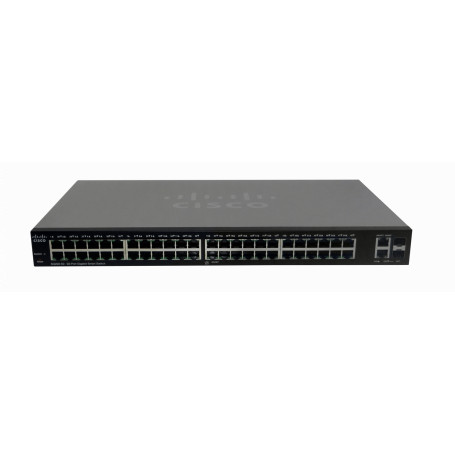 Admin 24-48 PoE Cisco SG200-50P-RF SG200-50P-RF CISCO REFRESH 48-1000(24-PoE-af) 180W-tot 2-SFP-Combo Switch SLM2048PT