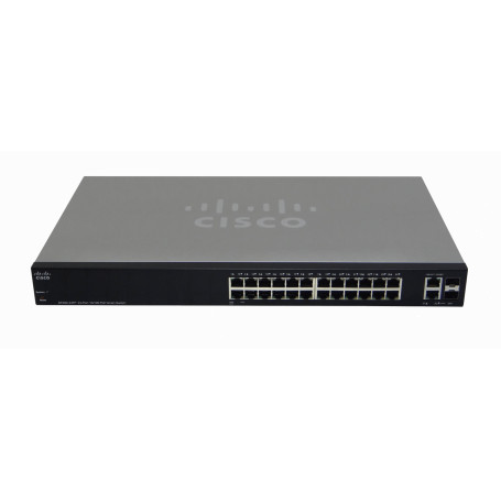 Admin 16-24 PoE Cisco SF200-24FP SF200-24FP CISCO 24-100-PoE48V-af 180W-tot 2-SFP-Combo Switch Smart Rack