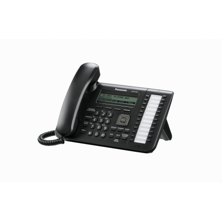Telefono IP Panasonic KX-UT133 KX-UT133 PANASONIC 4-SIP 2-LAN Opcion9V PoE-AF 2,5mm Pant-ilum TelefonoIP 24-Ax