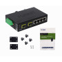 Industrial PLANET IGS-620TF IGS-620TF PLANET 4-1000 2-SFP Switch Industrial no-Admin Riel-DIN 12-48VDC 24VAC