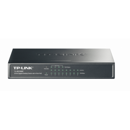 TL-SG1008P TP-LINK 8-1000(4-PoE48V-af) 53W-total Switch