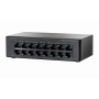 Switch no administrable POE Cisco SF110D-16HP SF110D-16HP CISCO 16-100(8-PoE48V-af) 64W-tot Switch no-Admin no-Rack fte-Extern