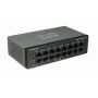Switch no administrable POE Cisco SF110D-16HP SF110D-16HP CISCO 16-100(8-PoE48V-af) 64W-tot Switch no-Admin no-Rack fte-Extern