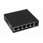 Switch no administrable POE PLANET FSD-504HP FSD-504HP PLANET 5-100(4-PoE+af/at) 60W-total Switch no-Admin no-Rack Metalico