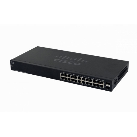 Switch no administrable POE Cisco SG110-24HP SG110-24HP -CISCO 22-1000(12-PoE48V-af) 100W-tot 2-SFP-Combo Switch no-Admin Rack