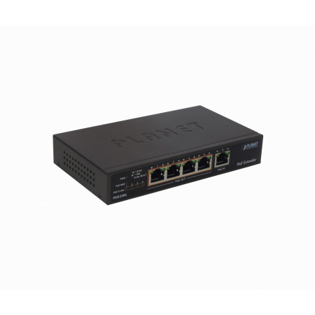 Switch no administrable POE PLANET POE-E304 POE-E304 PLANET POE+at 1in-4out Switch 5-1000 56W 50-56V req-Fuente 5,5x2,1