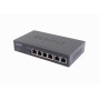 Switch no administrable POE PLANET FSD-604HP FSD-604HP PLANET 6-100(4-PoE+af/at) Extend-250mt 60W-tot Switch req-cable