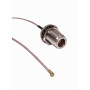 Cable coax armado RF-ELEMENTS RNFUFL RNFUFL - RFEL O-Ring N-Hembra U.FL-Macho 100mm 10cm Cable-100 RG178U-1mm