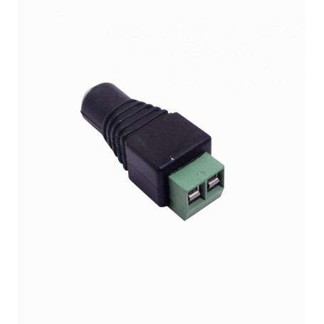 DC Conector/Splitter Generico COP1008 COP1008 -5,5x2,1mm Plug-Hembra-Jack a Regleta 2-pin Conector Electrico