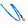 Cable coax armado Mikrotik ACRPSMA ACRPSMA MIKROTIK RPSMA-M RPSMA-M UNIFILAR RIGIDO CABLE AZUL 50CM 6GHZ