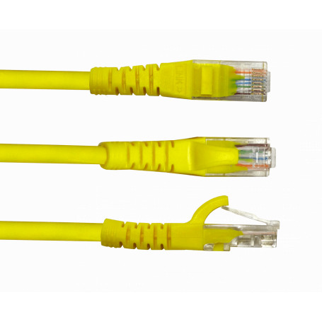 Cat5e entre 0,3 y 1,5mt Linkmade CPM-15L CPM-15L -LINKMADE 1,5mt Cat5E Amarillo LSZH Cable Patch Inyectado Multifilar