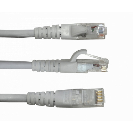 Cat6 entre 2,0 y 5,0mt Linkmade CP6G-40L CP6G-40L -LINKMADE 4mt Cat6 U/UTP Gris LSZH Cable Patch Inyectado Multifilar