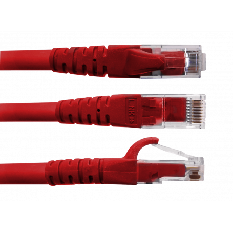 Cat6 entre 2,0 y 5,0mt Linkmade CP6R-20L CP6R-20L 2MT CAT6 ROJO LSZH CABLE PATCH INYECTADO MULTIFILAR