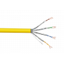 Cable Cat6A Linkmade C6AM-20 C6AM-20 2mt Cat6a U/FTP Amarillo LSZH Cable Patch Inyectado Multifilr
