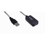 Ext. USB Activa o UTP Generico USBEX100 USBEX100 -MACRO 10mt A-M A-H AM-AH Cable USB2.0 Extension no-req-Fuente
