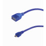 USB Pasivo / FireWire Generico USBAHB02 USBAHB02 -OTG 20cm A-Hembra MicroB-Macho A/MicroB Cable USB 0,2mt