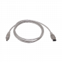 USB Pasivo / FireWire Generico FW4P6P FW4P6P -4Pin-Macho a 6Pin-Macho 1,2mt 1mt 120cm Cable Firewire iLink 1394B