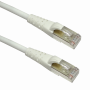 Blindado Cat6 Linkmade CP6FW-05-4 CP6FW-05-4 - LINKMADE 4UN 50CM F/UTP CAT6 BLANCO CABLE PATCH MULTIFILAR INYECT