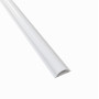Canaleta Piso LinkChip CC-P4814 CC-P4814 -LINKCHIP 48x14mm 2mt 1,4mm-Tapa 1,1mm-Base PVC Canaleta de Piso Blanca