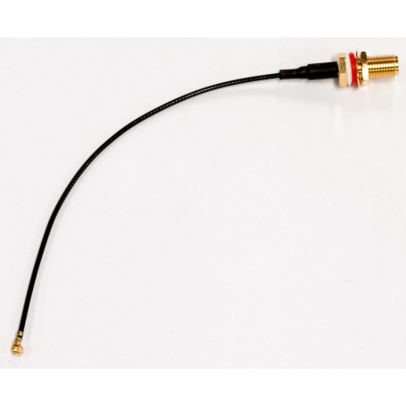 Cable coax armado Mikrotik ACSMAUFL ACSMAUFL - MIKROTIK .SMA-Hembra U.FL Cable Negro 12cm