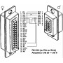 DB9 VGA DB15-wide DB25 Generico DB25-M-DB9-H DB25-M-DB9-H -DB25-Macho(2-filas) a DB9-Hembra DE-09/H Adaptador Conversor