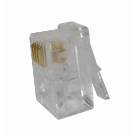 Rj9 Rj11 Rj12 Otras Marcas 4RJ-B 4RJ-B Bolsa 100-unidades 6P4C RJ11/RJ14 Macho Conector Crimpeable