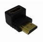 Copla HDMI USB Keystone Generico HDMI-LD HDMI-LD Angulo Vertical Abajo 90-Grados HDMI H-M