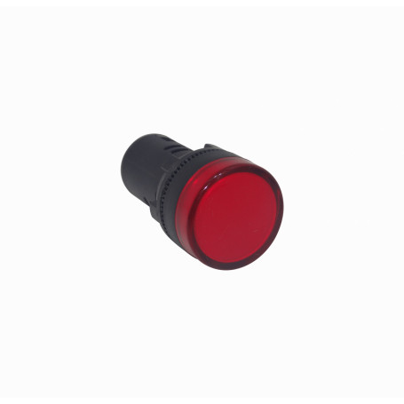 Base Ampolleta / LED Generico PILOTO-LED-R PILOTO-LED-R Rojo Luz Piloto LED 220VAC 20mm-diametro 28mm-cabeza 51mm-altura