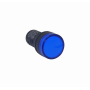 Base Ampolleta / LED Generico PILOTO-LED-A PILOTO-LED-A -Azul Luz Piloto LED 220VAC 20mm-diametro 28mm-cabeza 51mm-altura