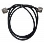 Cable coax armado Generico CA-NMNMA004 CA-NMNMA004 120cm N-Macho N-Macho LMR195 4-Pies Cable Coaxial Negro