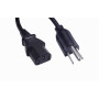 Cable de Poder Generico CAMC CAMC Americano-Macho C13-Hembra Cable Poder 1,2-1,8mt.