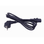 Cable de Poder Generico CSMC CSMC 1,2-1,8mt Schuko-Macho C13-Hembra Cable Poder Negro 6A 3x0,75mm2