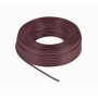 Conductor 0,1-0,9mm2 Generico 2X24CAFE 2X24CAFE -2x24AWG 2x0,2mm2 100mts Cable Cafe Marron Paralelo Multifilar