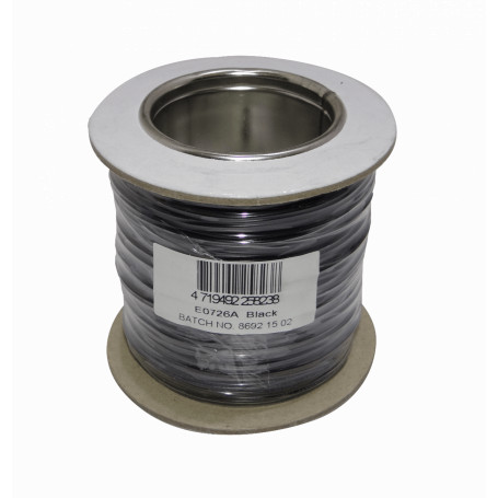 Conductor 0,1-0,9mm2 Generico 1X26N 1X26N -Negro 1x26awg 1x0,13mm2 100mt Cable Conductor Aislado Simple