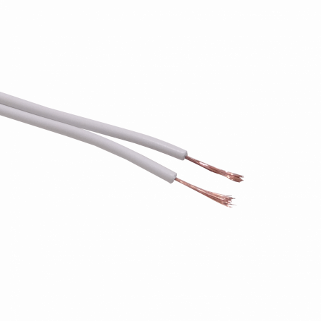 Conductor 0,1-0,9mm2 Generico 2X18W 2X18W -90mt 2x18AWG 2x0,75mm2 Blanco Cable Paralelo Aleacion