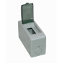 Interruptor Manual / Auto Kalop CAJA-DIN2 CAJA-DIN2 -KALOP 18mm-Ancho 46mm-Altura Caja Plastica para Automaticos Riel Din
