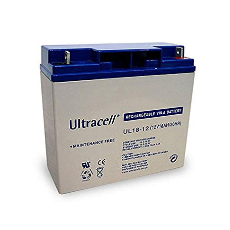 Baterias Ultracell ul-18-12 BTA-12-18 Ultracell Bateria 12v 8Ah ul18-12