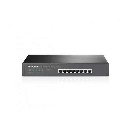 Switch no administrable POE TP-LINK TL-SG1008 TL-SG1008 TP-LINK 8-1000 Rack Gigabit Switch Desktop no-Administrable