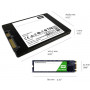 SSD Internos Western Digital WDS120G2G0A WDS120G2G0A Unidad SSD 120GB Western Digital Green, Lectura 540 MB/s
