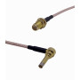 Cable coax armado Generico CA-IP9PSJ CA-IP9PSJ IP-9-Macho-90º .SMA-Hembra Cable Coaxial RG316 11cm