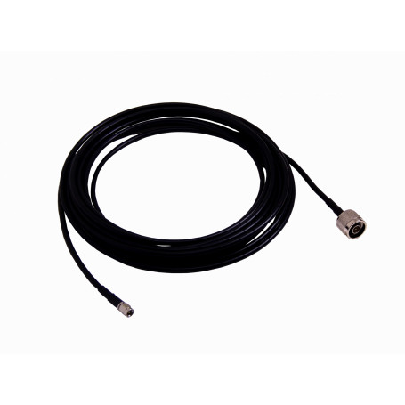 Cable coax armado Generico NM2SM-5M NM2SM-5M 5mt .SMA-Macho N-Macho LMR195 Cable Coaxial Negro