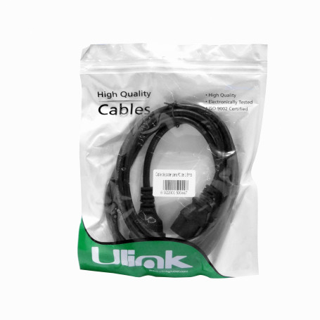 Cable Poder Tipo 8 Enchufe Nacional 1.8mts Cobre C7 C