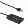 PCI USB / Hub USB Generico HGEN3 HUB USB3.0 4-Puertos fuente de poder opcional 1-AM 4-AH