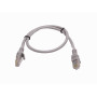 Cat5e entre 0,3 y 1,5mt Ulink CPG-05 ULINK 1un 50cm Gris Cat5E Cable Patch Inyectado Multifilar 0,5mt
