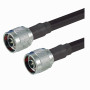 Cable coax armado Generico CA3N040 CA3N040 13mt N-Macho N-Macho CA400 LMR400 Cable Coaxial Negro 40ft