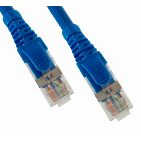 Cable Cat6A Linkmade C6AA-30 C6AA-30 LINKMADE 3,0mt Cat6a U/FTP Azul LSZH Cable Patch Inyectado Multifilar